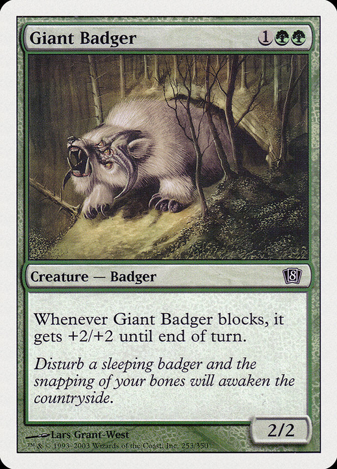 Giant Badger [Eighth Edition] | Gate City Games LLC