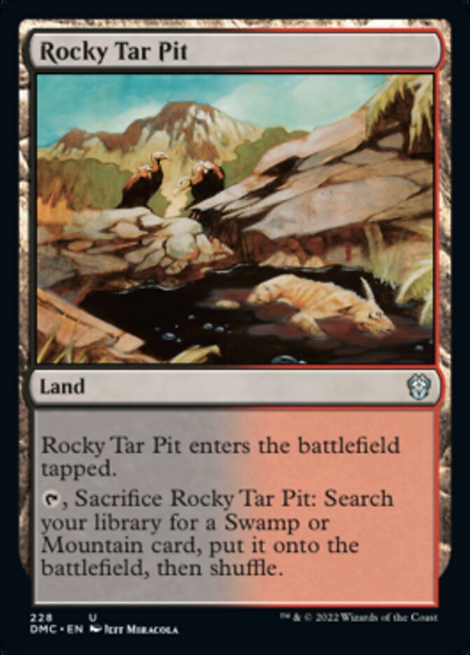 Rocky Tar Pit [Dominaria United Commander] | Gate City Games LLC