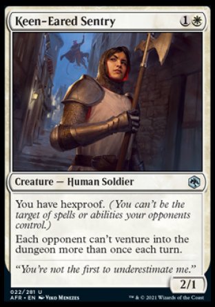 Keen-Eared Sentry [Dungeons & Dragons: Adventures in the Forgotten Realms] | Gate City Games LLC
