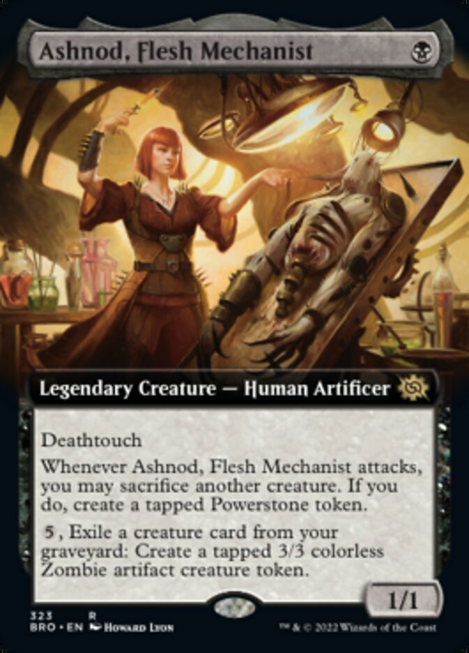 Ashnod, Flesh Mechanist (Extended Art) [The Brothers' War] | Gate City Games LLC