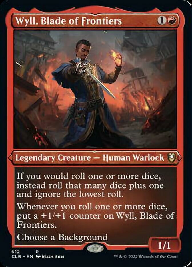 Wyll, Blade of Frontiers (Foil Etched) [Commander Legends: Battle for Baldur's Gate] | Gate City Games LLC