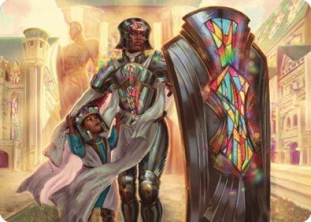 Guardian of New Benalia Art Card [Dominaria United Art Series] | Gate City Games LLC