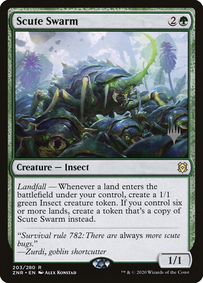 Scute Swarm (Promo Pack) [Zendikar Rising Promos] | Gate City Games LLC