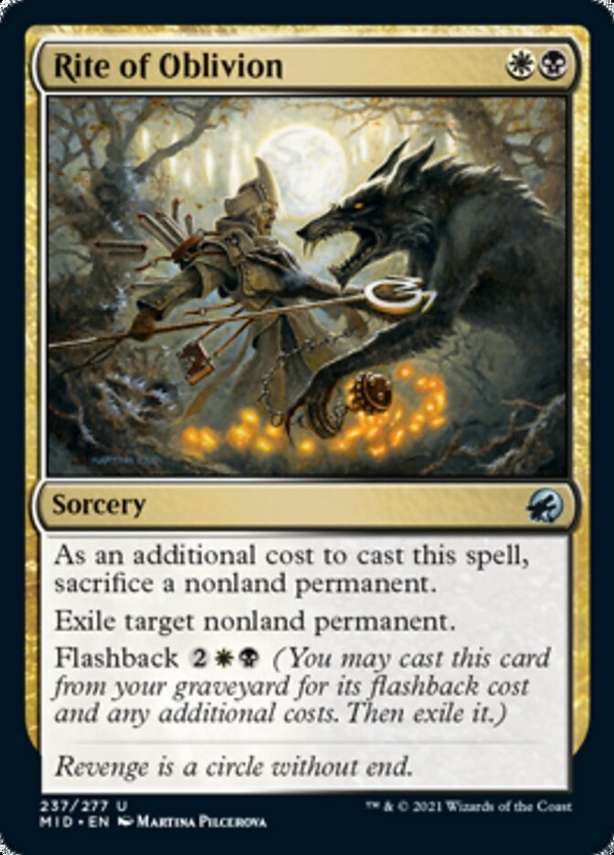 Rite of Oblivion [Innistrad: Midnight Hunt] | Gate City Games LLC