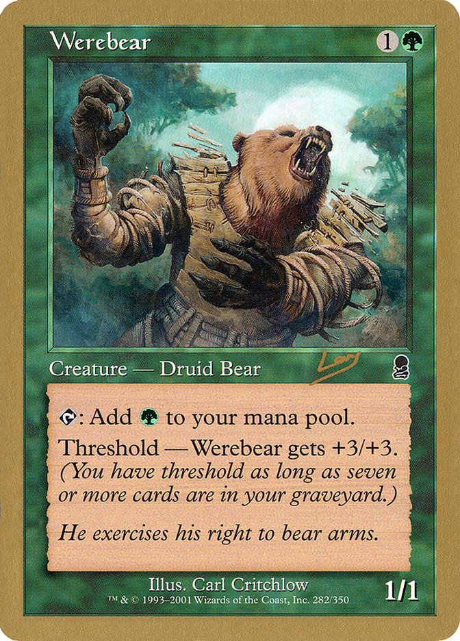 Werebear (Raphael Levy) [World Championship Decks 2002] | Gate City Games LLC