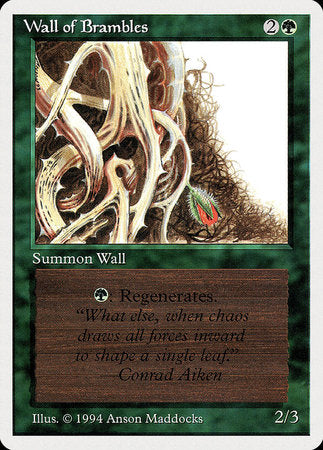 Wall of Brambles [Summer Magic / Edgar] | Gate City Games LLC