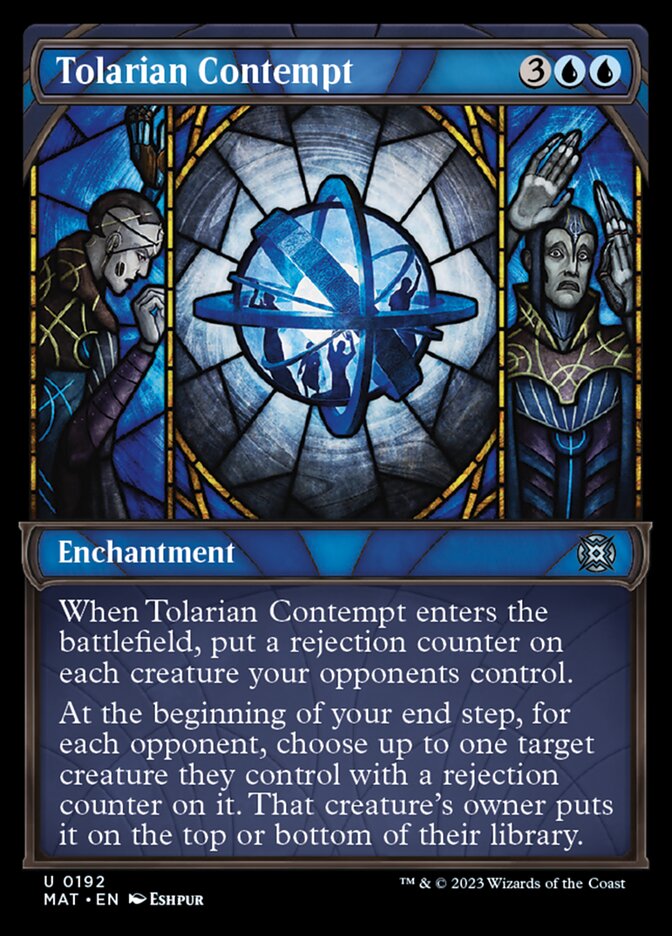 Tolarian Contempt (Showcase Halo Foil) [March of the Machine: The Aftermath] | Gate City Games LLC