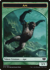 Ape // Zombie (011/036) Double-sided Token [Commander 2014 Tokens] | Gate City Games LLC