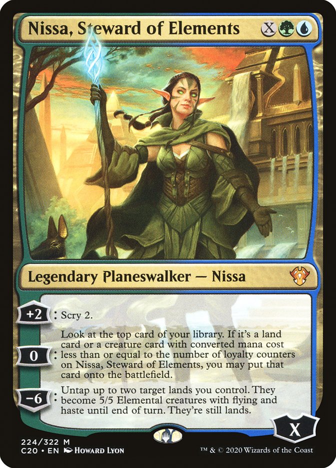 Nissa, Steward of Elements [Commander 2020] | Gate City Games LLC