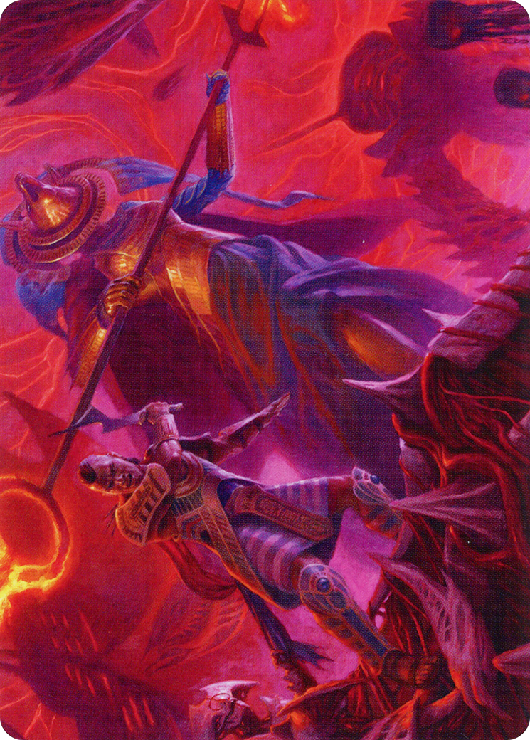 Djeru and Hazoret Art Card [March of the Machine Art Series] | Gate City Games LLC
