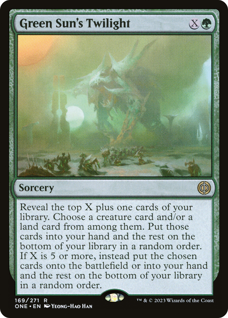 Green Sun's Twilight [Phyrexia: All Will Be One] | Gate City Games LLC