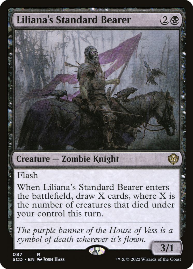 Liliana's Standard Bearer [Starter Commander Decks] | Gate City Games LLC