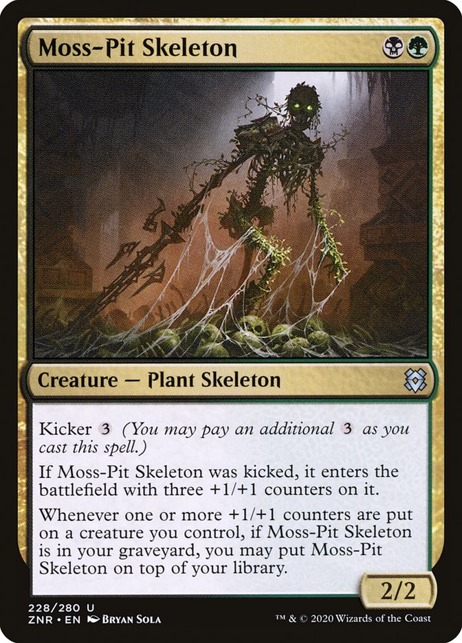 Moss-Pit Skeleton [Zendikar Rising] | Gate City Games LLC