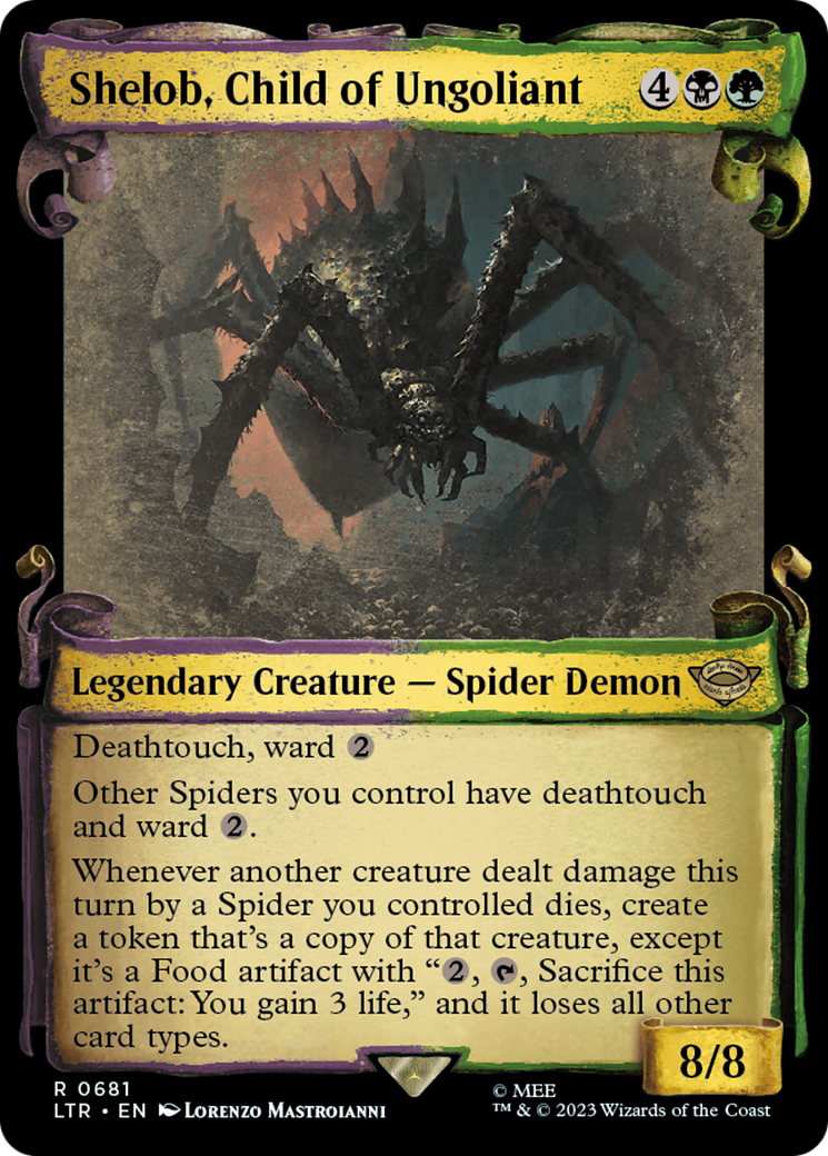 Shelob, Child of Ungoliant [The Lord of the Rings: Tales of Middle-Earth Showcase Scrolls] | Gate City Games LLC