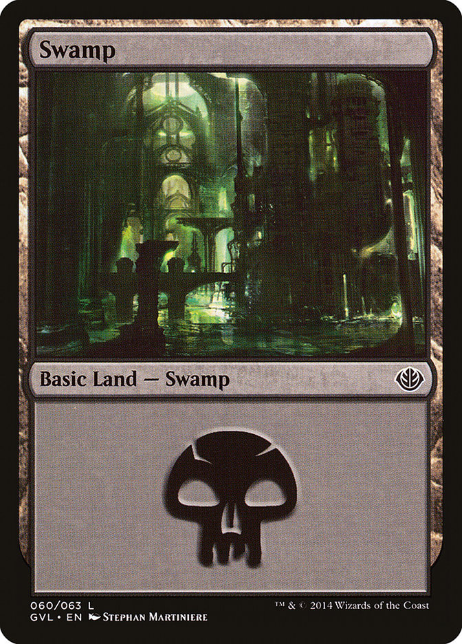 Swamp (60) (Garruk vs. Liliana) [Duel Decks Anthology] | Gate City Games LLC