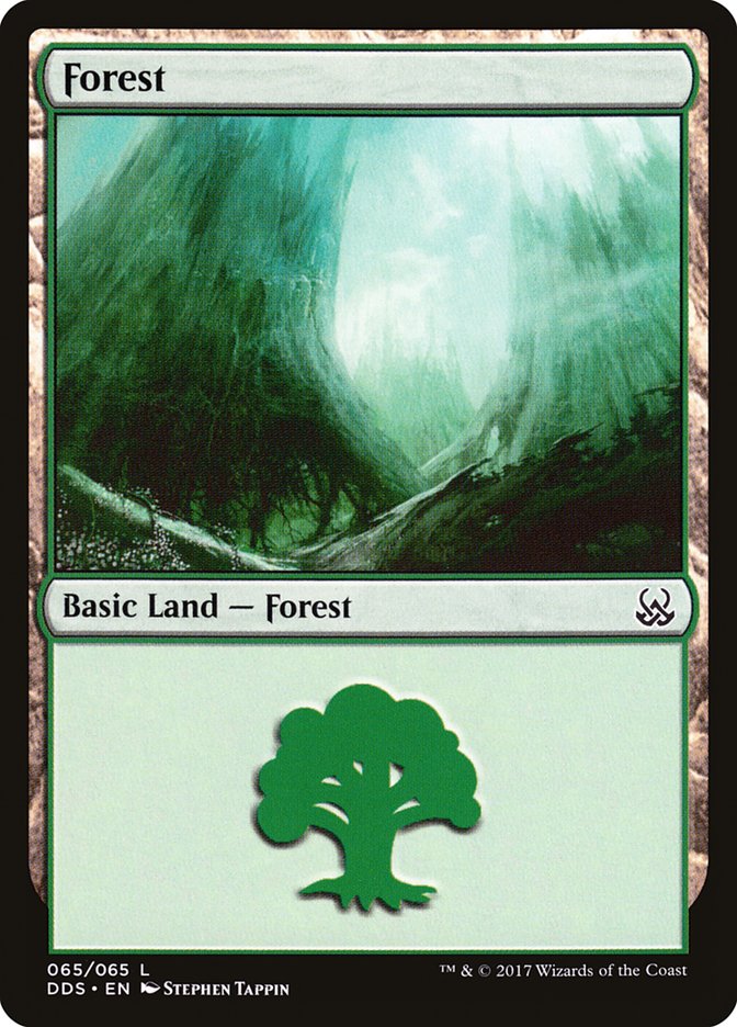 Forest (65) [Duel Decks: Mind vs. Might] | Gate City Games LLC