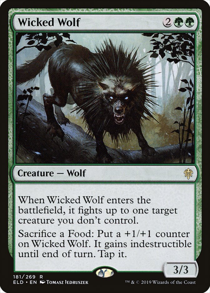 Wicked Wolf [Throne of Eldraine] | Gate City Games LLC