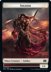 Faerie Rogue // Soldier Double-sided Token [Double Masters 2022 Tokens] | Gate City Games LLC