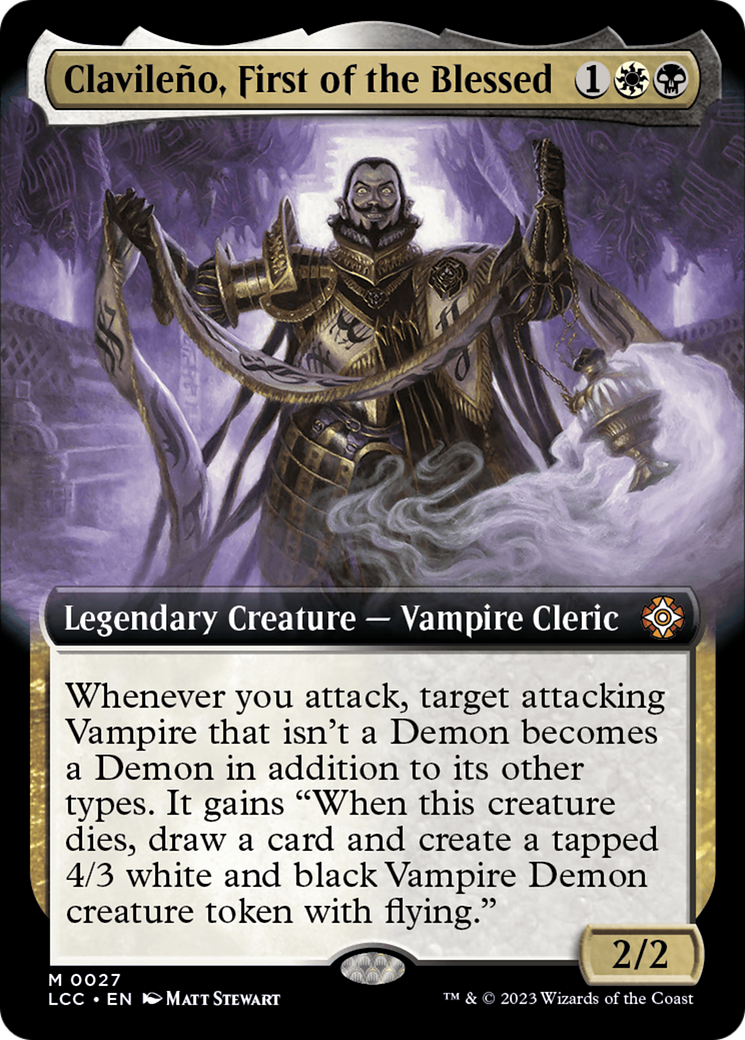 Clavileno, First of the Blessed (Extended Art) [The Lost Caverns of Ixalan Commander] | Gate City Games LLC