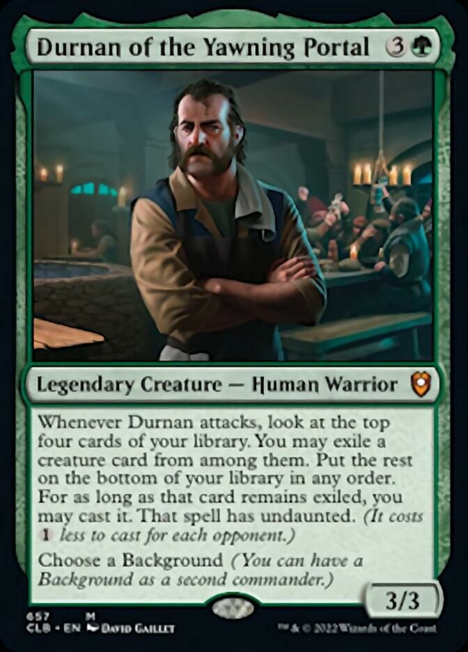 Durnan of the Yawning Portal [Commander Legends: Battle for Baldur's Gate] | Gate City Games LLC