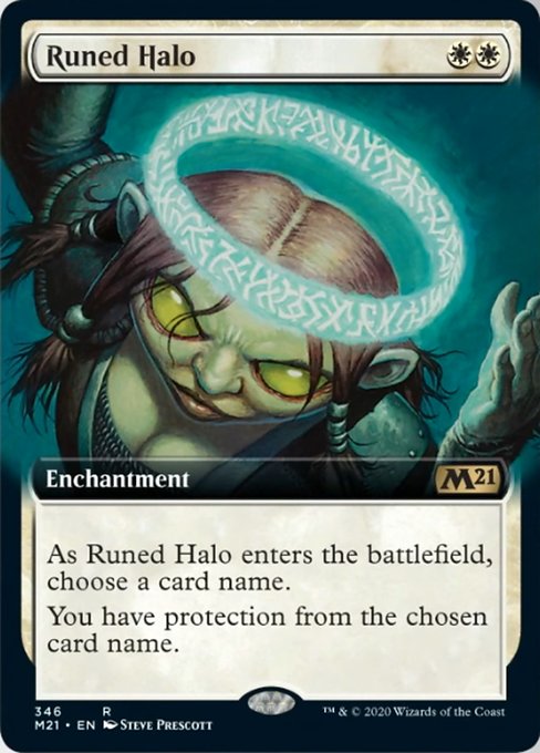 Runed Halo (Extended Art) [Core Set 2021] | Gate City Games LLC