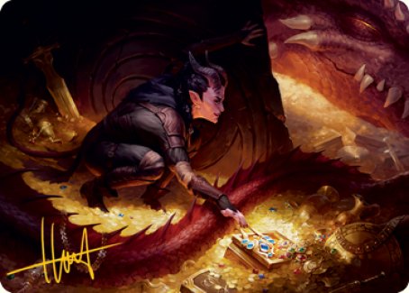 Hoard Robber Art Card (Gold-Stamped Signature) [Dungeons & Dragons: Adventures in the Forgotten Realms Art Series] | Gate City Games LLC