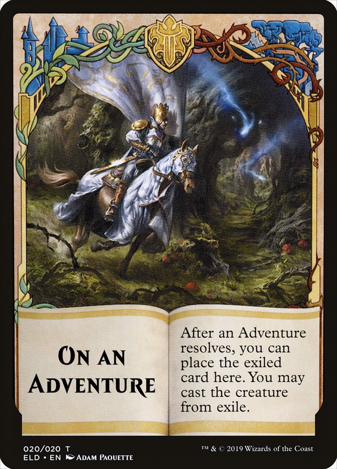 On an Adventure [Throne of Eldraine Tokens] | Gate City Games LLC