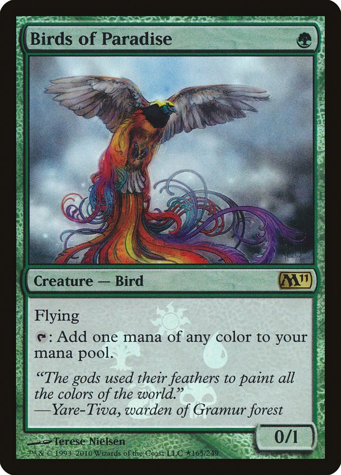 Birds of Paradise (Buy-A-Box) [Magic 2011 Promos] | Gate City Games LLC