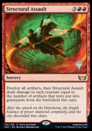 Structural Assault (Promo Pack) [Streets of New Capenna Promos] | Gate City Games LLC