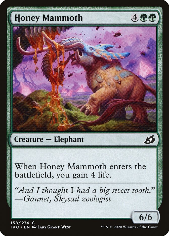 Honey Mammoth [Ikoria: Lair of Behemoths] | Gate City Games LLC