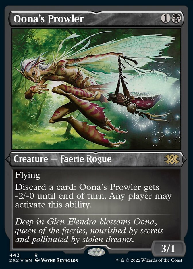 Oona's Prowler (Foil Etched) [Double Masters 2022] | Gate City Games LLC