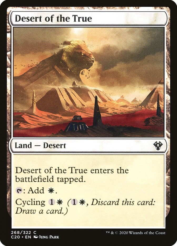 Desert of the True [Commander 2020] | Gate City Games LLC