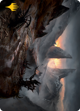 Haunted Ridge Art Card (Gold-Stamped Signature) [Innistrad: Midnight Hunt Art Series] | Gate City Games LLC