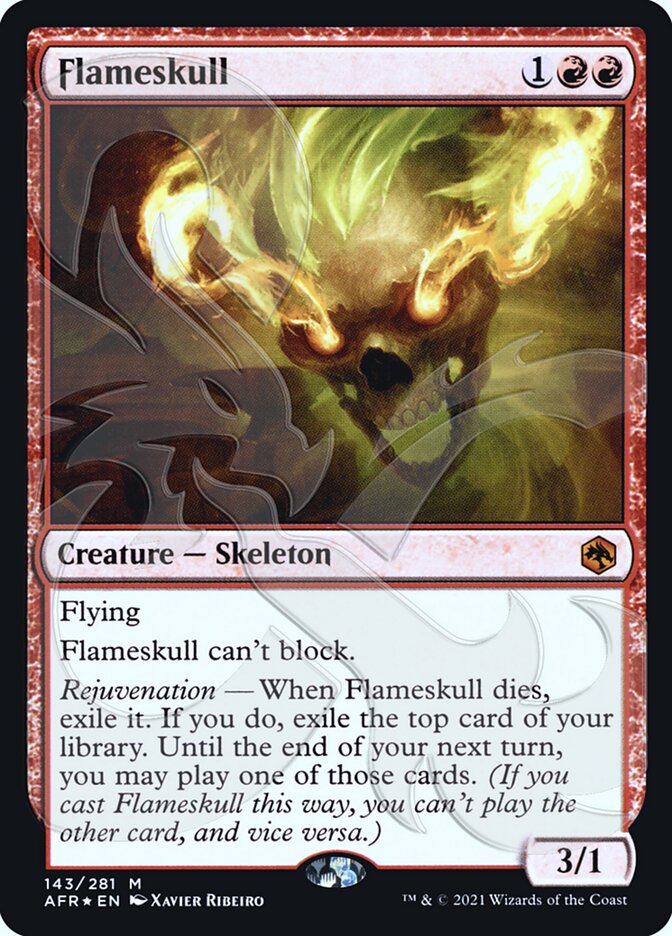 Flameskull (Ampersand Promo) [Dungeons & Dragons: Adventures in the Forgotten Realms Promos] | Gate City Games LLC
