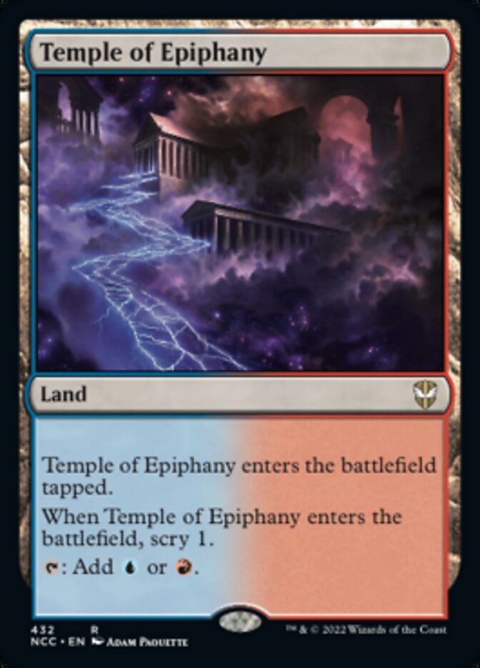 Temple of Epiphany [Streets of New Capenna Commander] | Gate City Games LLC