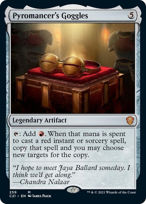 Pyromancer's Goggles [Commander 2021] | Gate City Games LLC