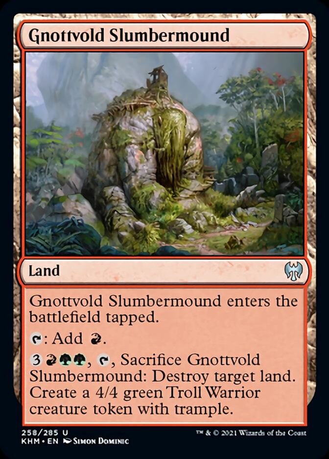 Gnottvold Slumbermound [Kaldheim] | Gate City Games LLC