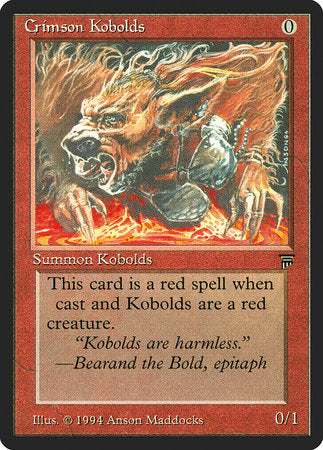 Crimson Kobolds [Legends] | Gate City Games LLC