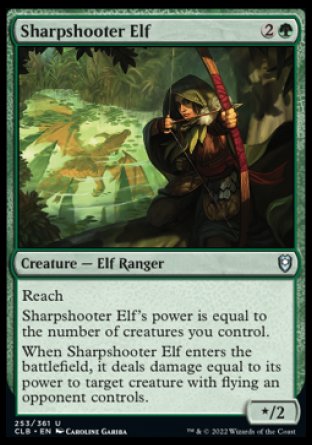 Sharpshooter Elf [Commander Legends: Battle for Baldur's Gate] | Gate City Games LLC