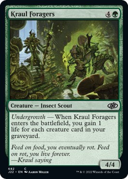 Kraul Foragers [Jumpstart 2022] | Gate City Games LLC