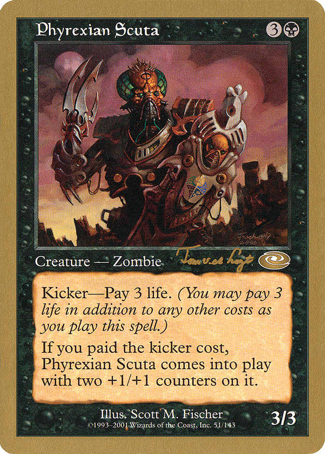 Phyrexian Scuta (Tom van de Logt) [World Championship Decks 2001] | Gate City Games LLC