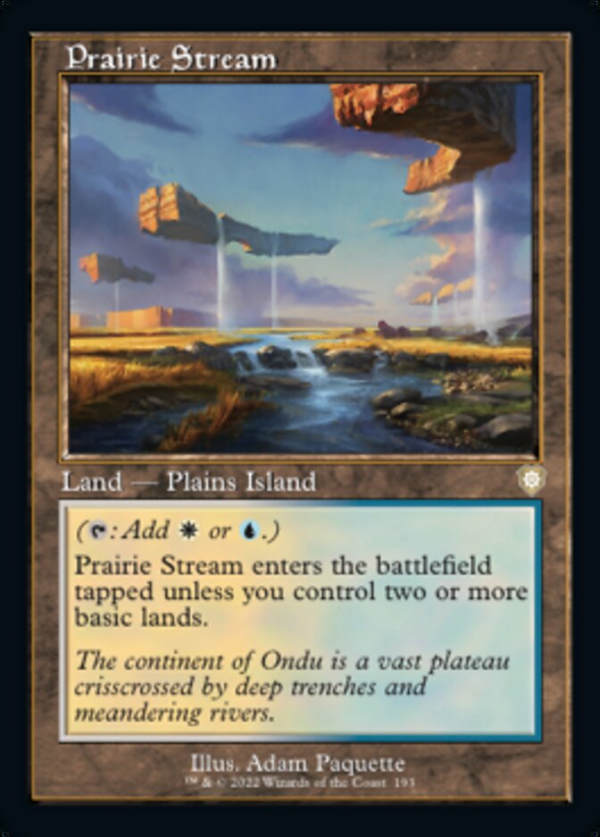 Prairie Stream (Retro) [The Brothers' War Commander] | Gate City Games LLC