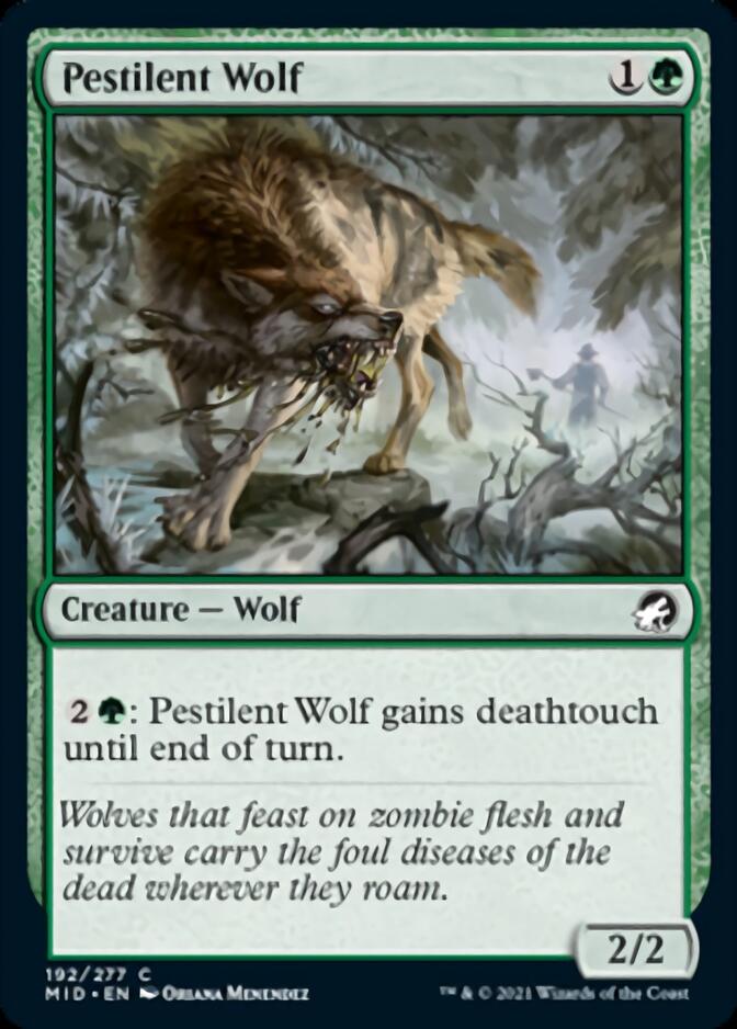 Pestilent Wolf [Innistrad: Midnight Hunt] | Gate City Games LLC