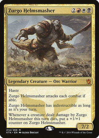 Zurgo Helmsmasher [Khans of Tarkir] | Gate City Games LLC