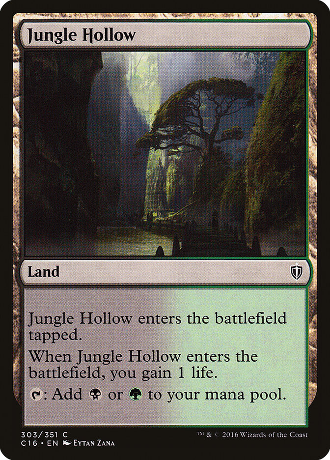 Jungle Hollow [Commander 2016] | Gate City Games LLC