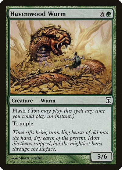 Havenwood Wurm [Time Spiral] | Gate City Games LLC