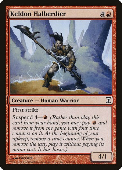 Keldon Halberdier [Time Spiral] | Gate City Games LLC