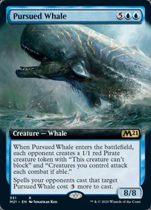 Pursued Whale (Extended Art) [Core Set 2021] | Gate City Games LLC