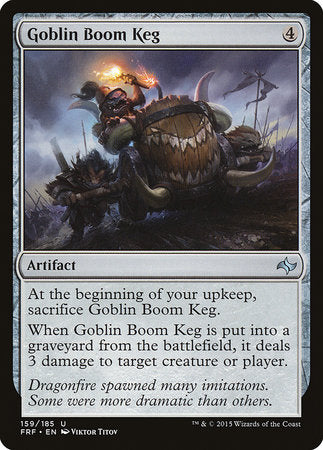 Goblin Boom Keg [Fate Reforged] | Gate City Games LLC