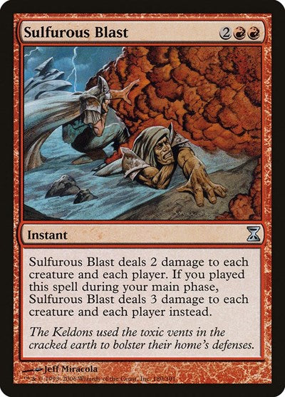 Sulfurous Blast [Time Spiral] | Gate City Games LLC